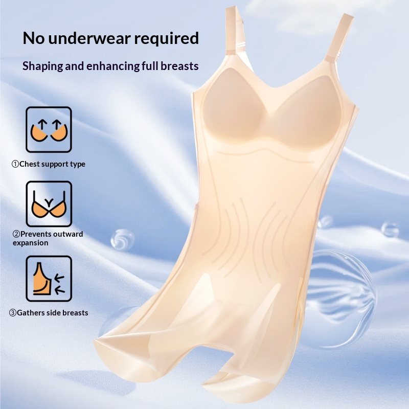 Shapewear Bodysuit Firm - ชุดกระชับสัดส่วนแบบใหม่ น้ำหนักเบา พร้อมแผ่นเสริมบราในตัว ไร้รอยต่อ ควบคุมหน้าท้อง กระชับรูปร่าง