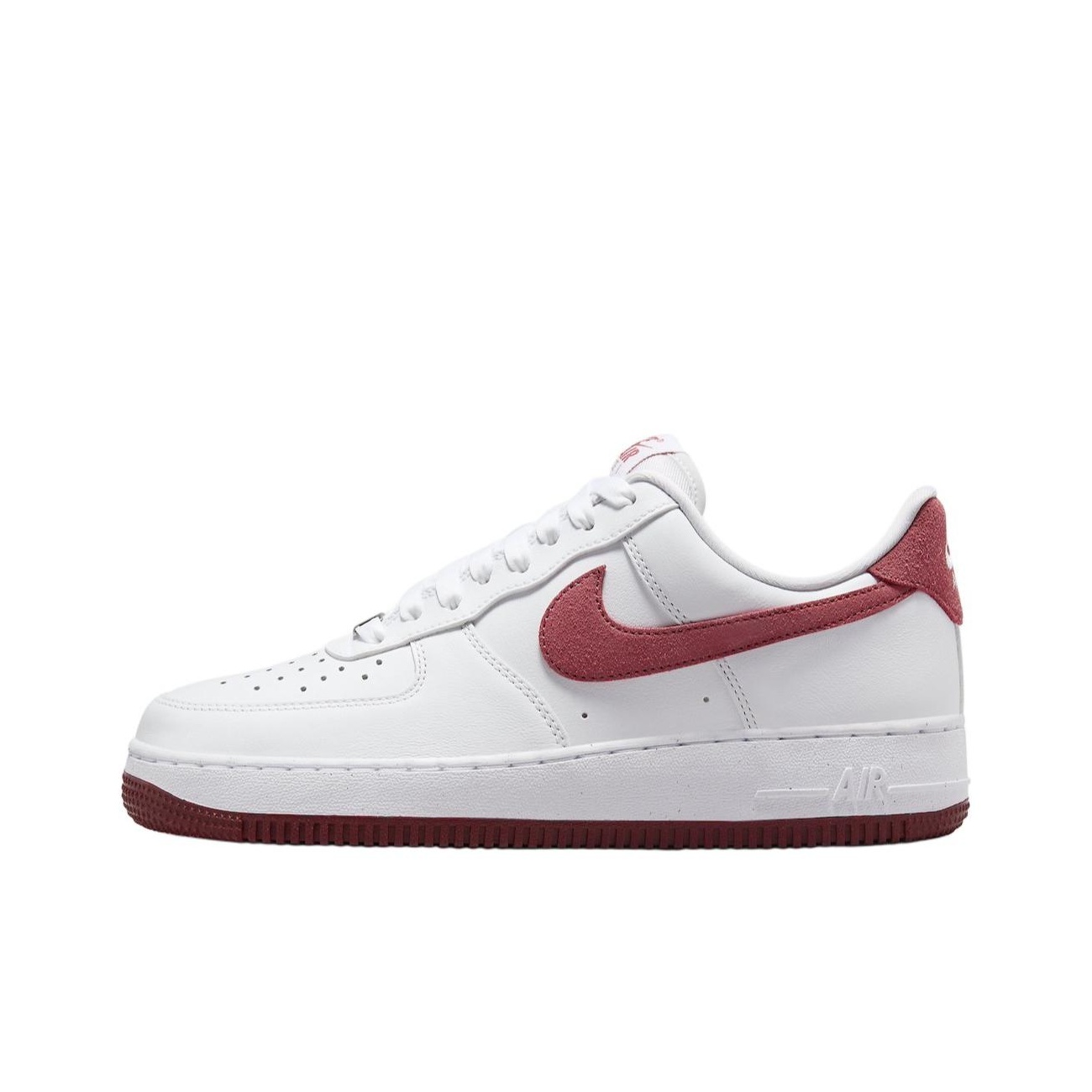Nike Shoes Air Force 1 - ไนกี้ แอร์ ฟอร์ซ 1 รองเท้าสเก็ตบอร์ดทรงเตี้ยกันลื่นพร้อมระบบรองรับแรงกระแทกสำหรับผู้หญิง สีขาว