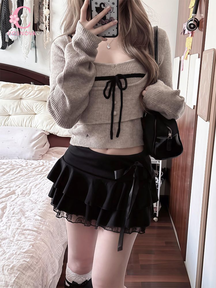ชุดเซ็ต 3 ชิ้น สไตล์วินเทจญี่ป - Cami Top Lace บทวิจารณ์และราคา