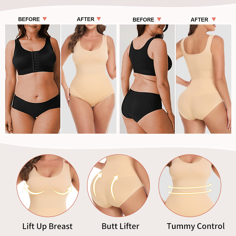 ชุดบอดี้สูทเซ็กซี่สำหรับผู้หญิ - Shapewear Bodysuit Firm บทวิจารณ์และราคา