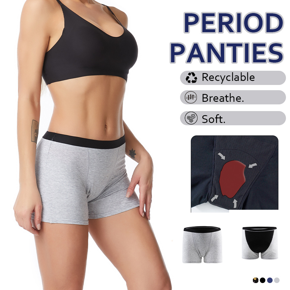 กางเกงชั้นในสำหรับผู้หญิงแบบ 4 - Period Panty Absorbent บทวิจารณ์และราคา